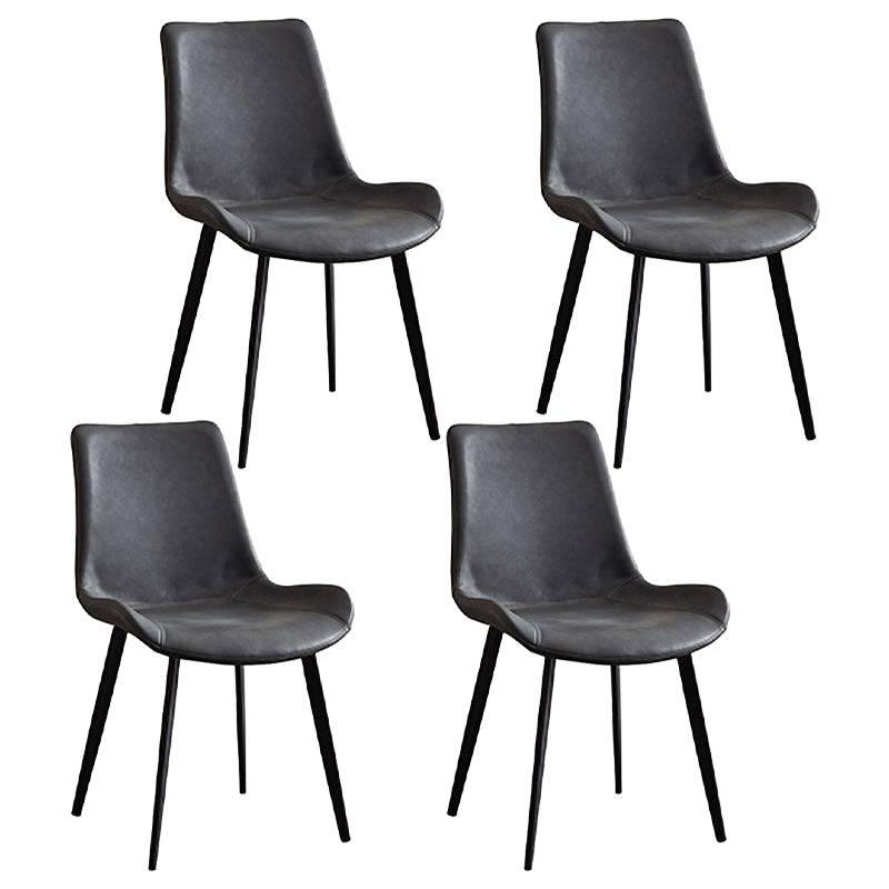 Contemporary 1/4/5/6 Pieces Dining Set Black Rectangle Dining Table Set