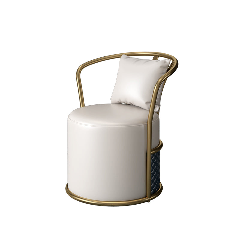 1/3/4 Pcs Metal Modern Dining Room Set with Round Table and Pedestal Base Dining Set