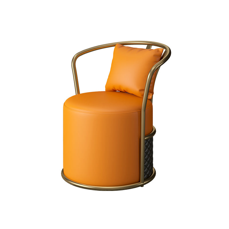 1/3/4 Pcs Metal Modern Dining Room Set with Round Table and Pedestal Base Dining Set