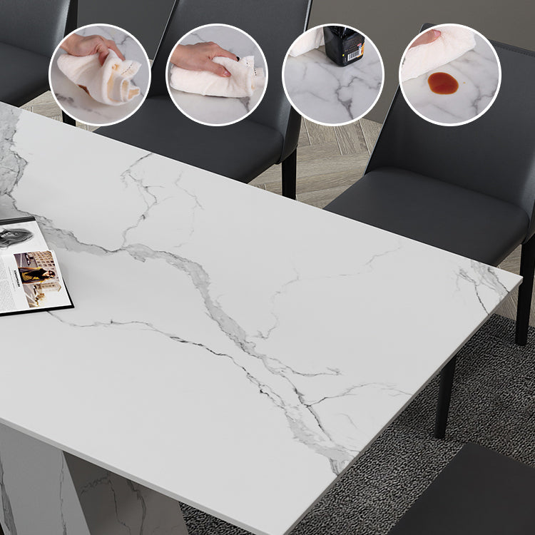 Contemporary 1/2/3/4/5/6/7 Pieces Dining Set Rectangle Dining Table Set