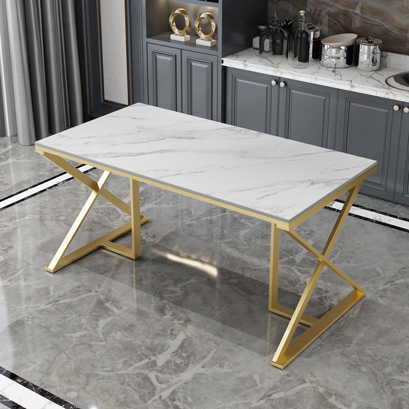 Glam Style 1/2/5 Pieces Dining Furniture Set Rectangle Dining Room Table Set