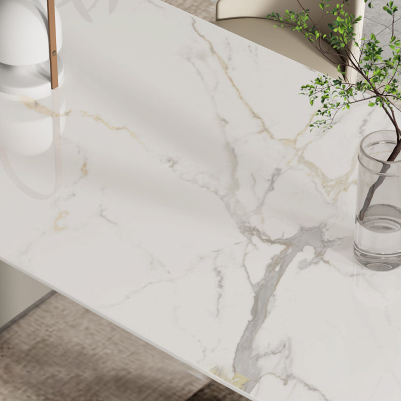 Contemporary 1/2/5/7 Pieces Dining Room Table Set Oval Shape Dining Table Set with Chair