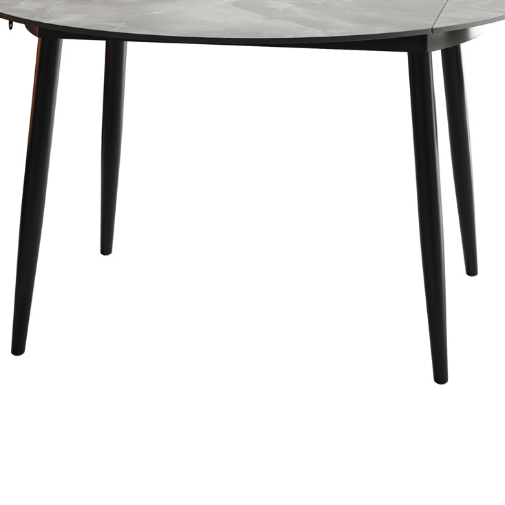 Modern 1/3/4/5/7 Pieces Dining Sintered Stone Dining Table Set with Metal Legs for Home