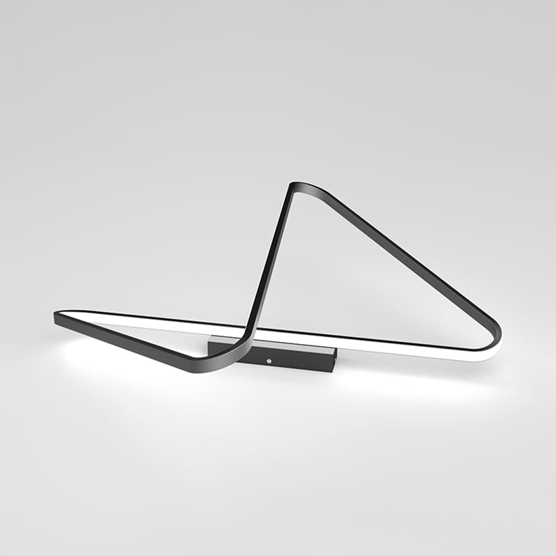 Modern Style Linear Shape Ceiling Light Metal 1 Light Ceiling Light for Restaurant
