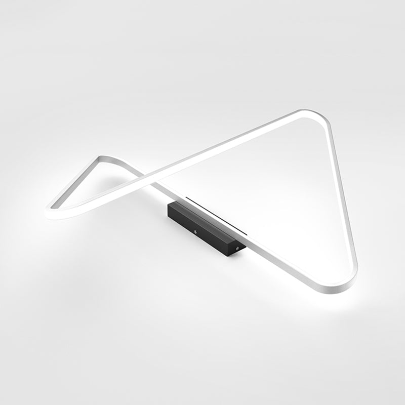 Modern Style Linear Shape Ceiling Light Metal 1 Light Ceiling Light for Restaurant