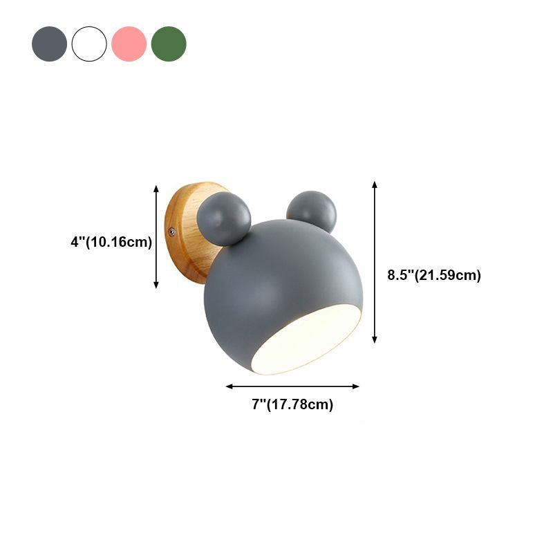 Iluminación geométrica de pared de pared estilo moderno metal 1 luz de pared de pared ligera