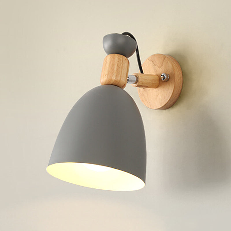 Geometrische Metallwandleuchten moderne nordische Macarons Einlichtwandmontiertes Licht