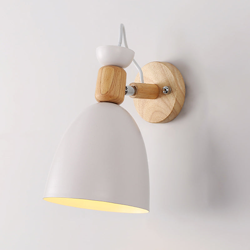 Geometrische Metallwandleuchten moderne nordische Macarons Einlichtwandmontiertes Licht