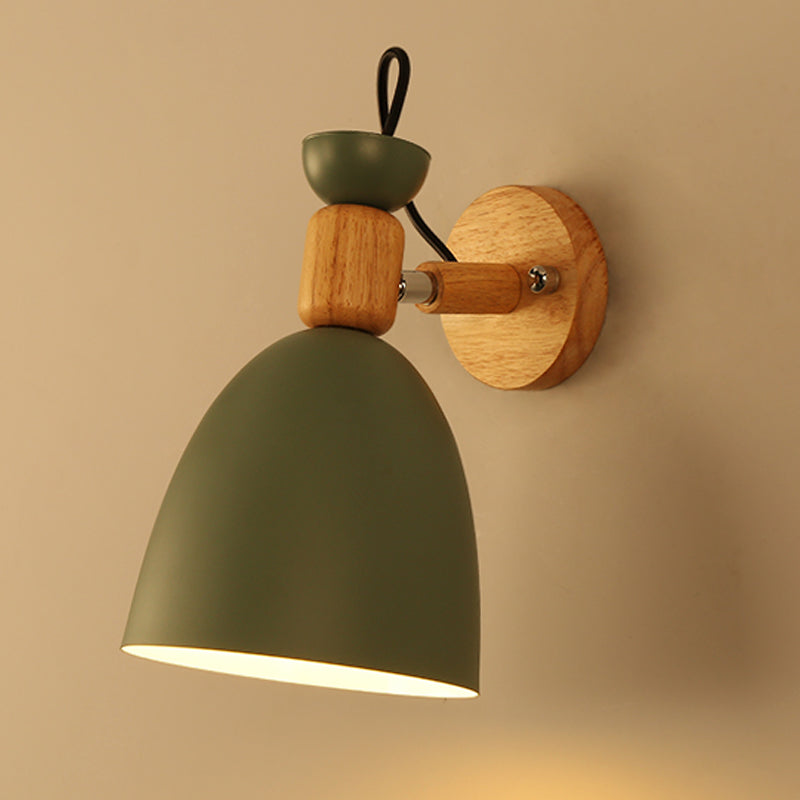 Geometrische Metallwandleuchten moderne nordische Macarons Einlichtwandmontiertes Licht