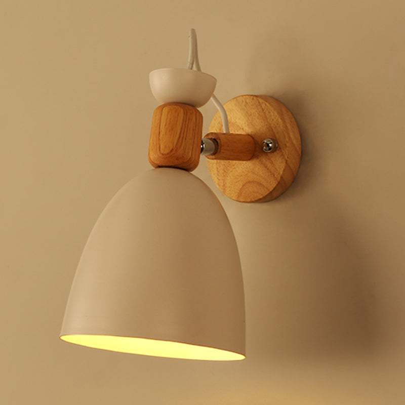 Geometrische Metallwandleuchten moderne nordische Macarons Einlichtwandmontiertes Licht