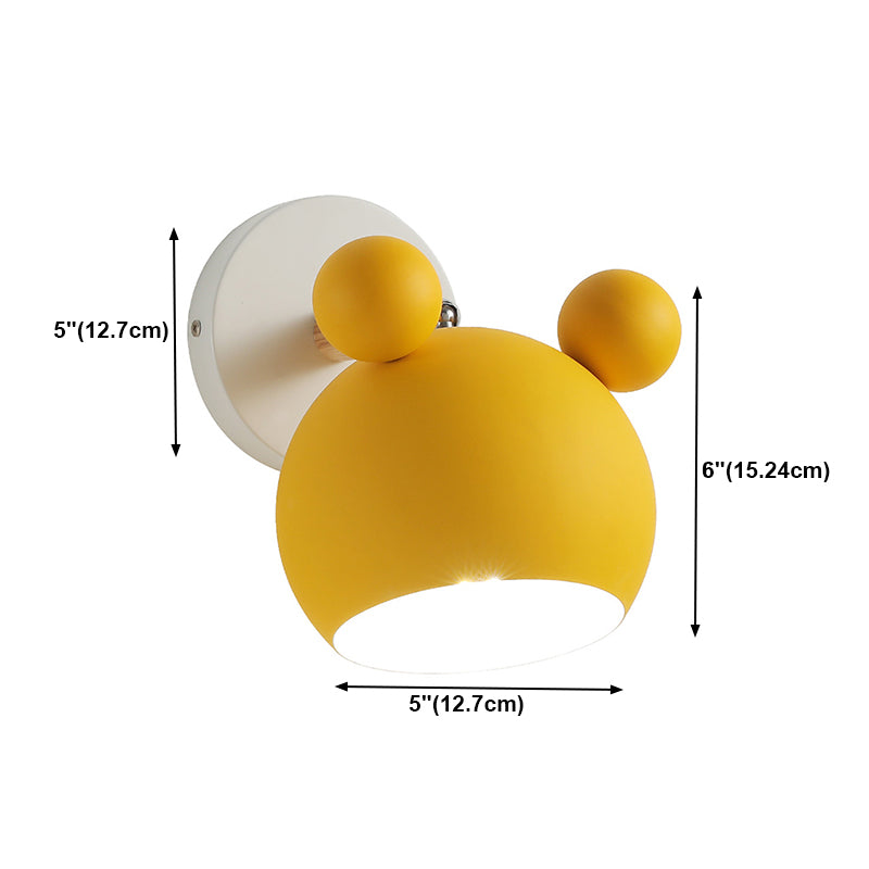 Metall einzigartige Wandleuchten moderne nordische Macarons Einlichtwandmontiertes Licht