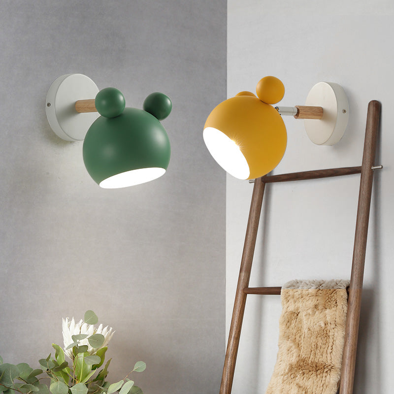 Metall einzigartige Wandleuchten moderne nordische Macarons Einlichtwandmontiertes Licht