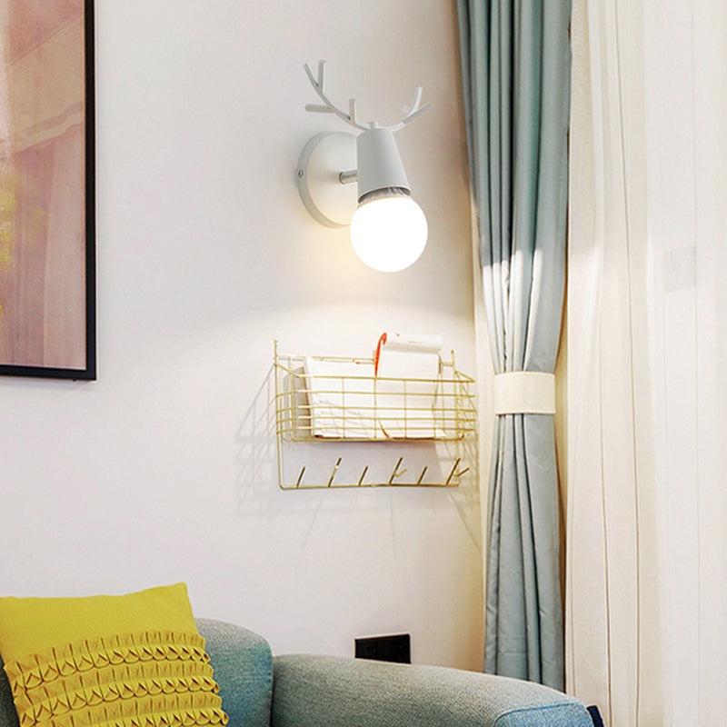 Luce a parete nordica moderna per pareti in metallo unico