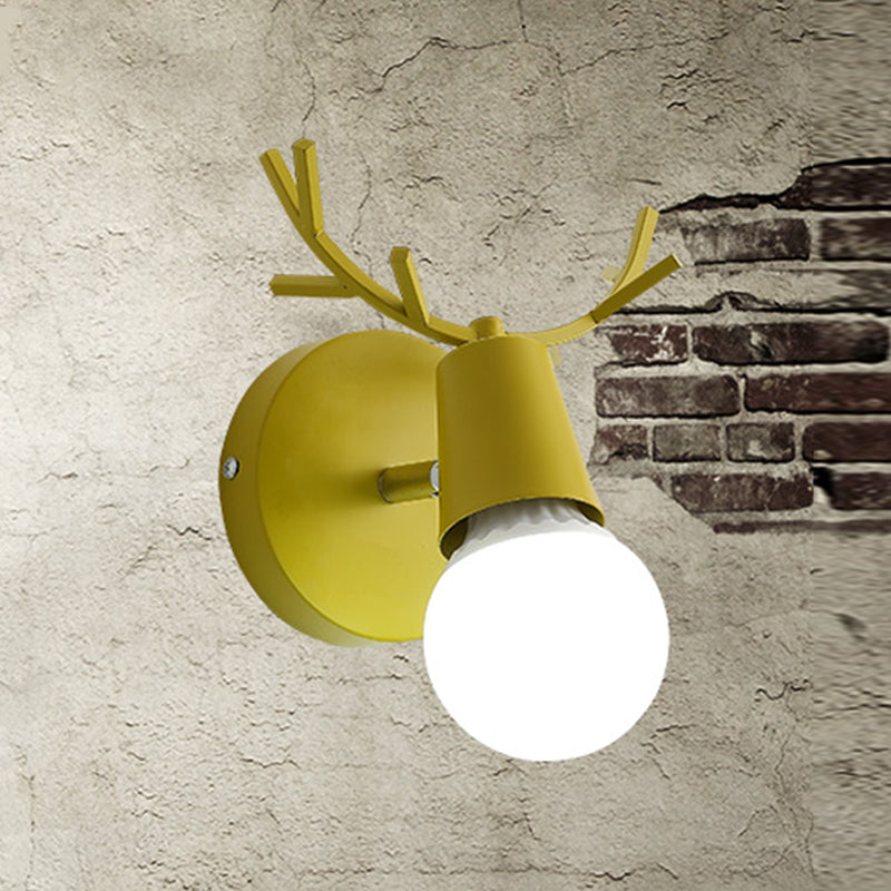 Macarons modernos de pared de metal únicos Luz de pared de 1 luces