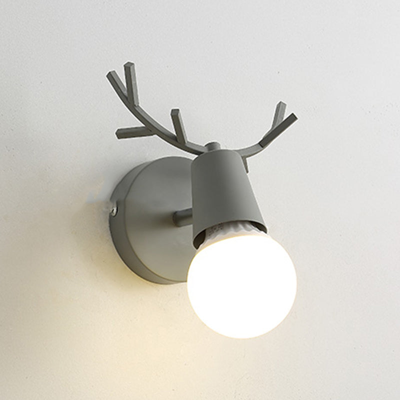 Macarons modernos de pared de metal únicos Luz de pared de 1 luces