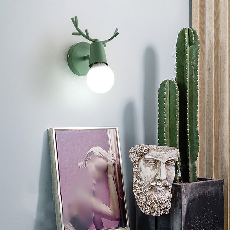 Macarons modernos de pared de metal únicos Luz de pared de 1 luces