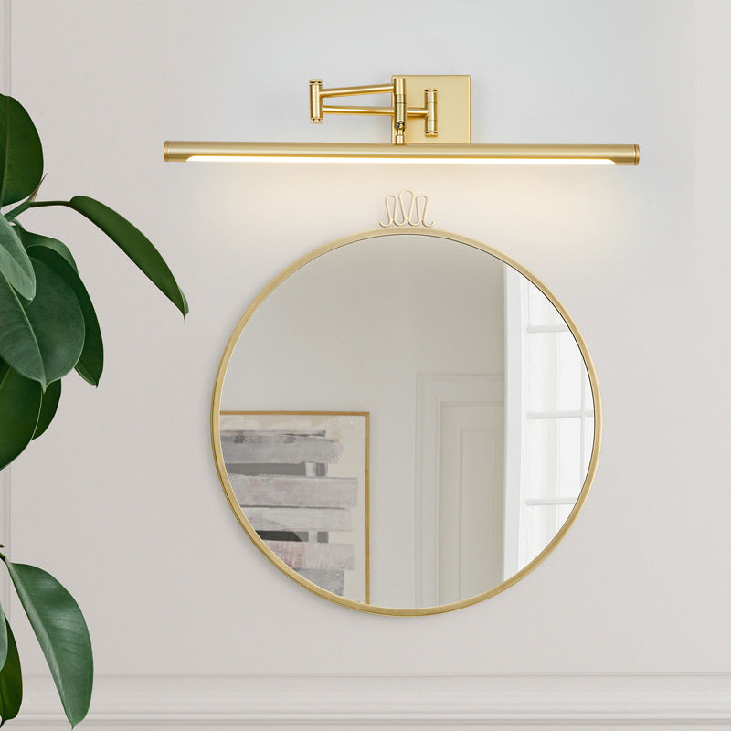 Modern Style Linear Vanity Lighting Fixtures Metal 1 Light Vanity Mirror Lights