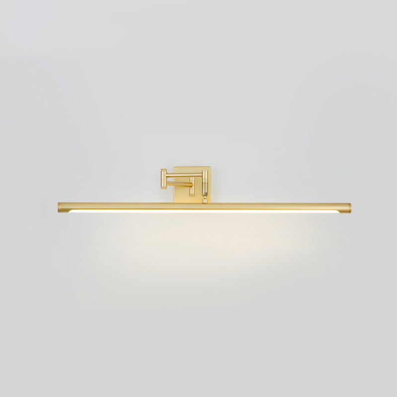 Modern Style Linear Vanity Lighting Fixtures Metal 1 Light Vanity Mirror Lights