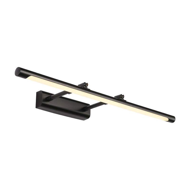 Modern Style Strip Vanity Lighting Fixtures Metal 1 Light Vanity Wall Sconce
