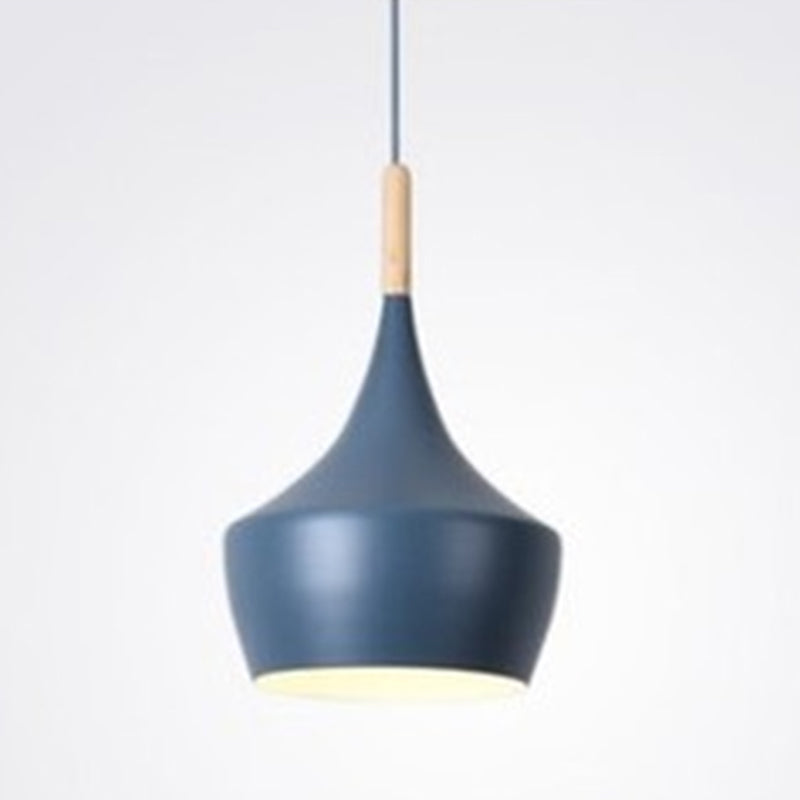 Modern Hanging Ceiling Light Iron 1-Light Pendant Light for Dining Room