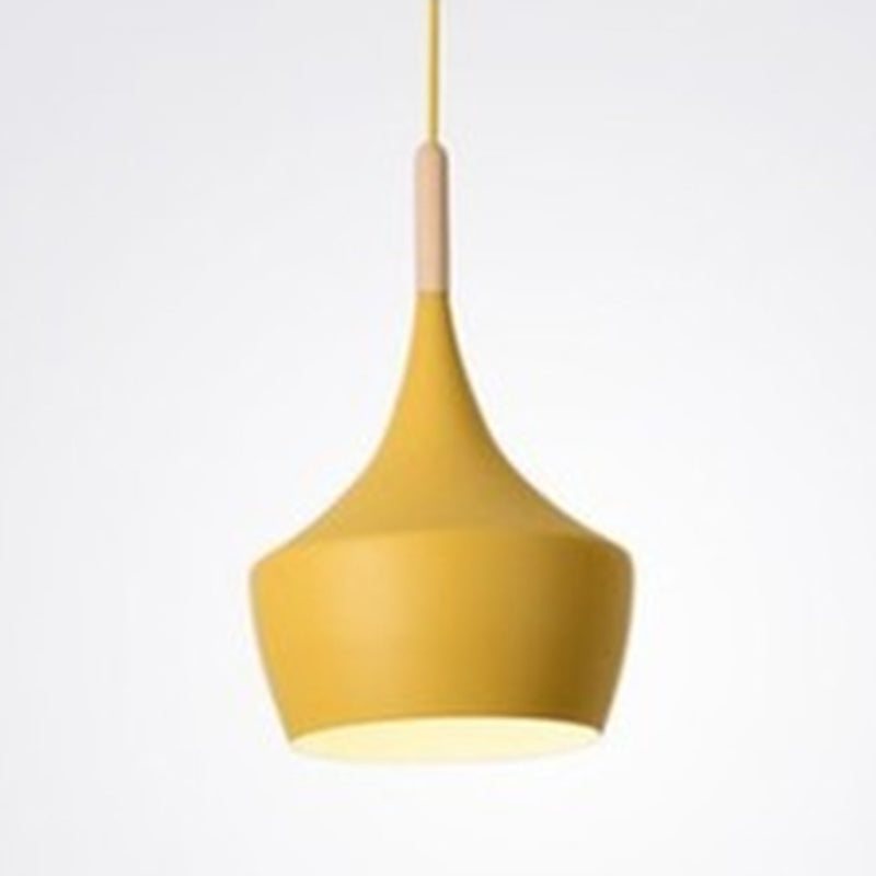 Modern Hanging Ceiling Light Iron 1-Light Pendant Light for Dining Room