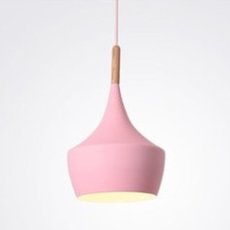 Modern Hanging Ceiling Light Iron 1-Light Pendant Light for Dining Room