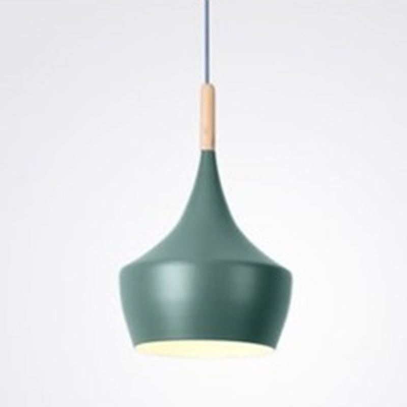 Modern Hanging Ceiling Light Iron 1-Light Pendant Light for Dining Room