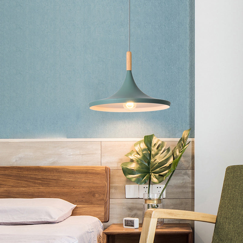 Modern Hanging Ceiling Light Iron 1-Light Pendant Light for Dining Room