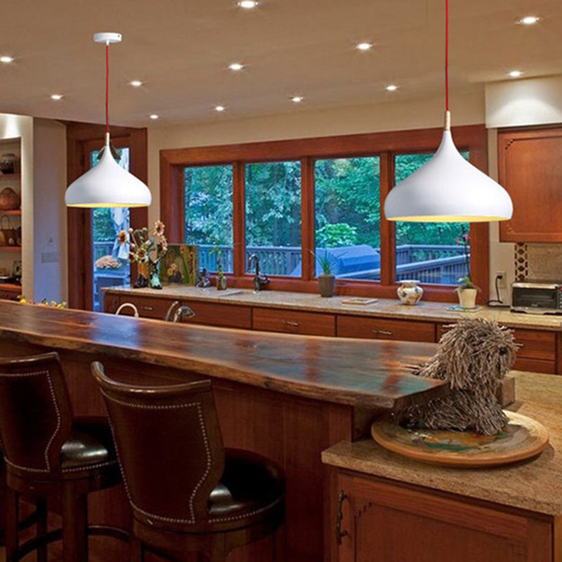 Aluminum Hanging Light Kit Modern 1-Light Hanging Light for Dining Room