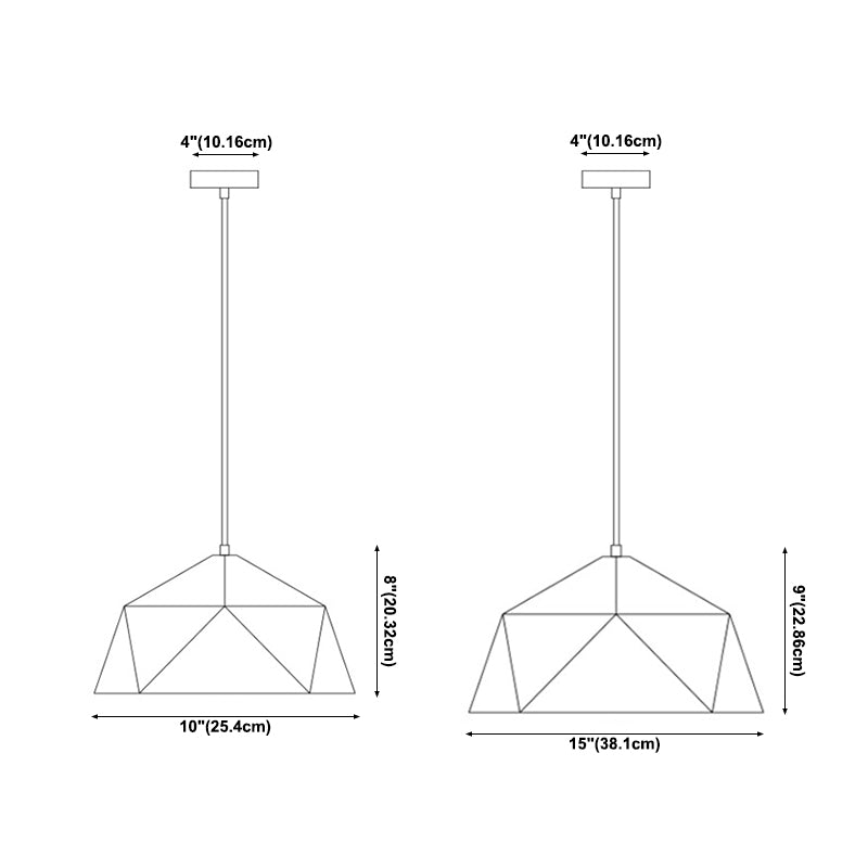 1 Light Bowl Hanging Pendant Modern Style Metal Hanging Lighting for Restaurant