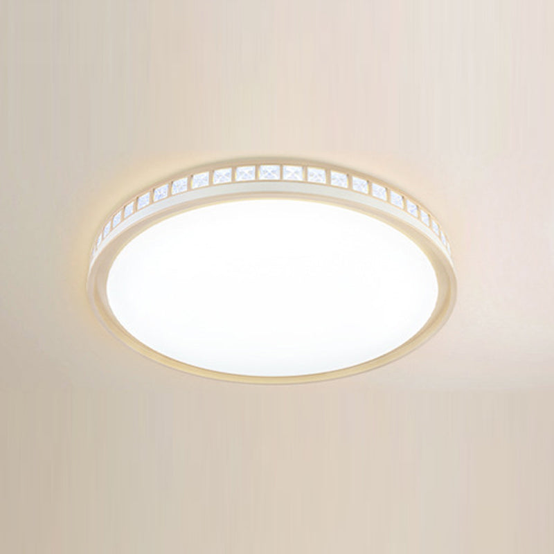 Iluminación de techo geométrica Luz de techo de montaje empotrado de cristal LED de estilo nórdico