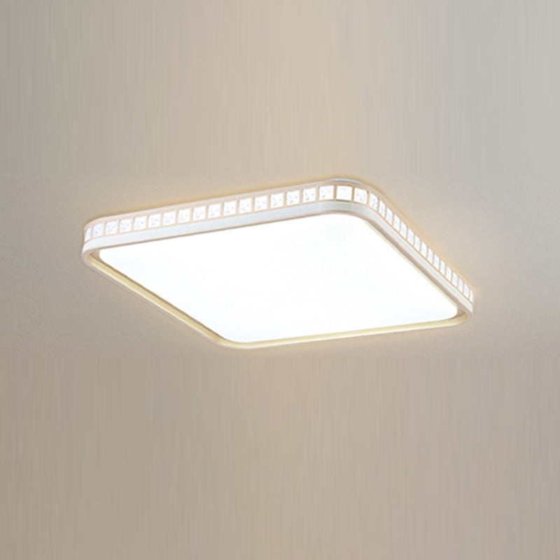Iluminación de techo geométrica Luz de techo de montaje empotrado de cristal LED de estilo nórdico