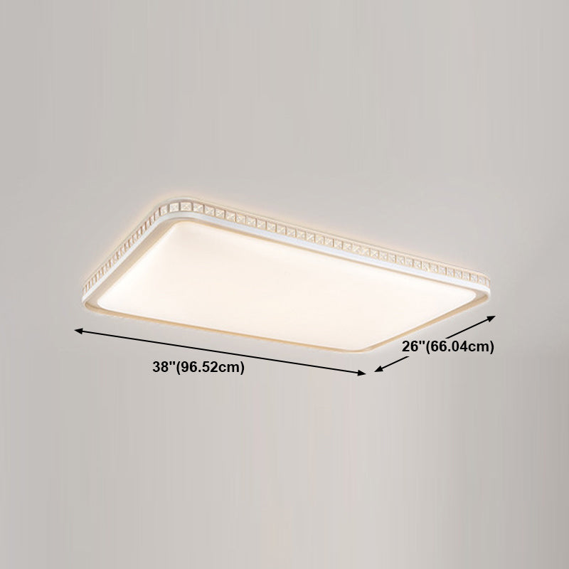 Iluminación de techo geométrica Luz de techo de montaje empotrado de cristal LED de estilo nórdico