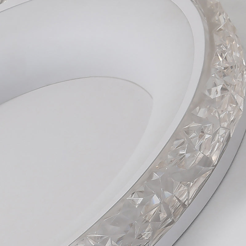 Scandinavische ronde plafondlamp LED kristal dichtbij plafondlamp voor slaapkamer
