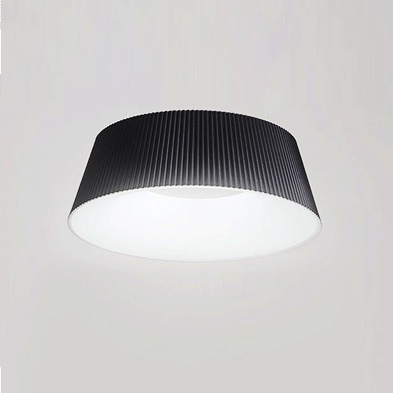 Lámpara de montaje en techo de tambor, iluminación de techo de metal Simple nórdica para sala de estar