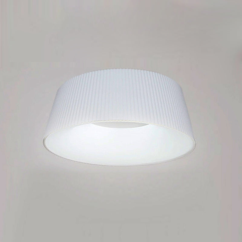 Lámpara de montaje en techo de tambor, iluminación de techo de metal Simple nórdica para sala de estar