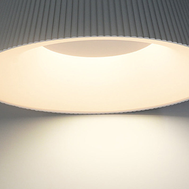 Lámpara de montaje en techo de tambor, iluminación de techo de metal Simple nórdica para sala de estar