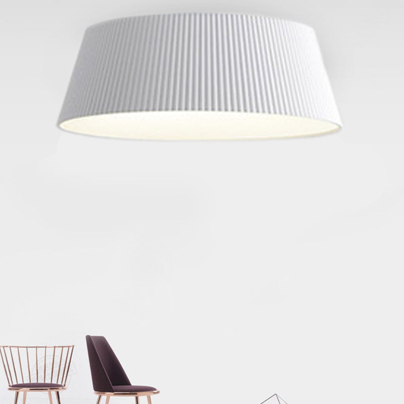 Lámpara de montaje en techo de tambor, iluminación de techo de metal Simple nórdica para sala de estar