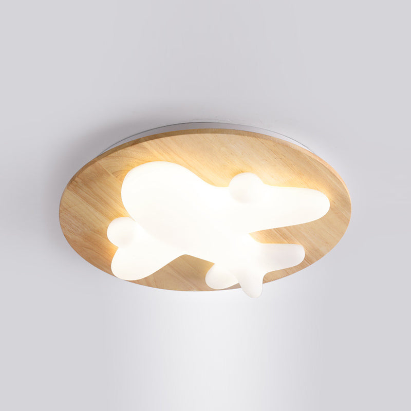 Modern eenvoudig dicht bij plafondverlichting LED-plafondlamp in Scandinavische stijl voor slaapkamer