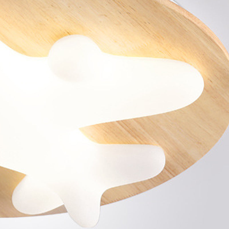 Modern eenvoudig dicht bij plafondverlichting LED-plafondlamp in Scandinavische stijl voor slaapkamer