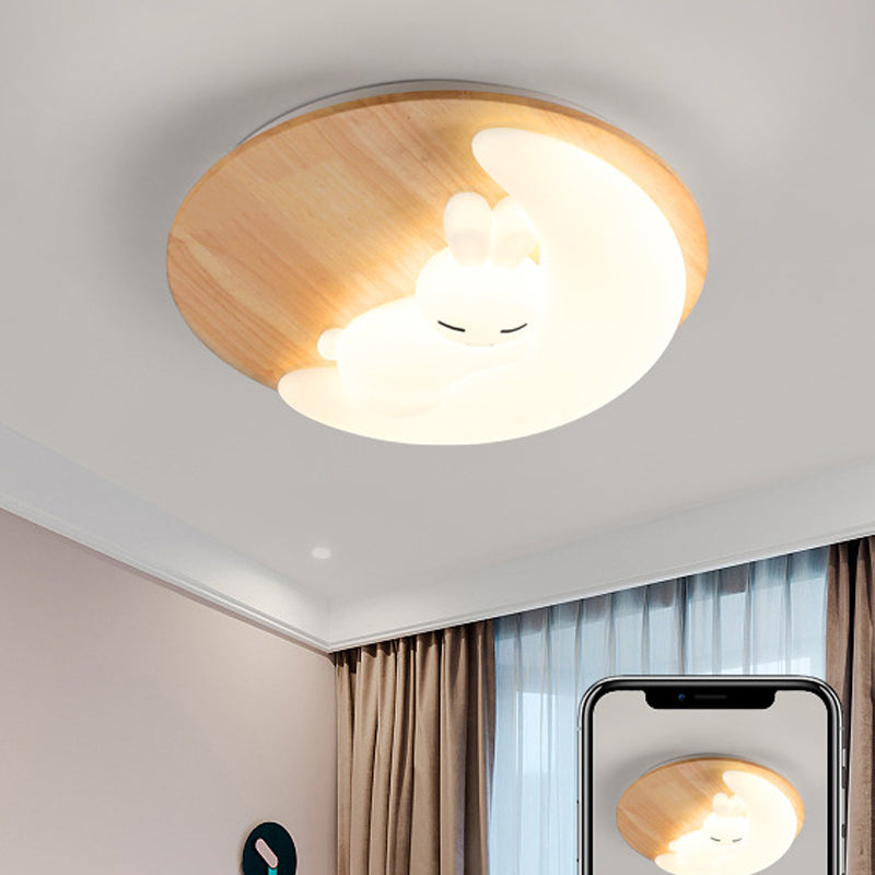 Modern eenvoudig dicht bij plafondverlichting LED-plafondlamp in Scandinavische stijl voor slaapkamer