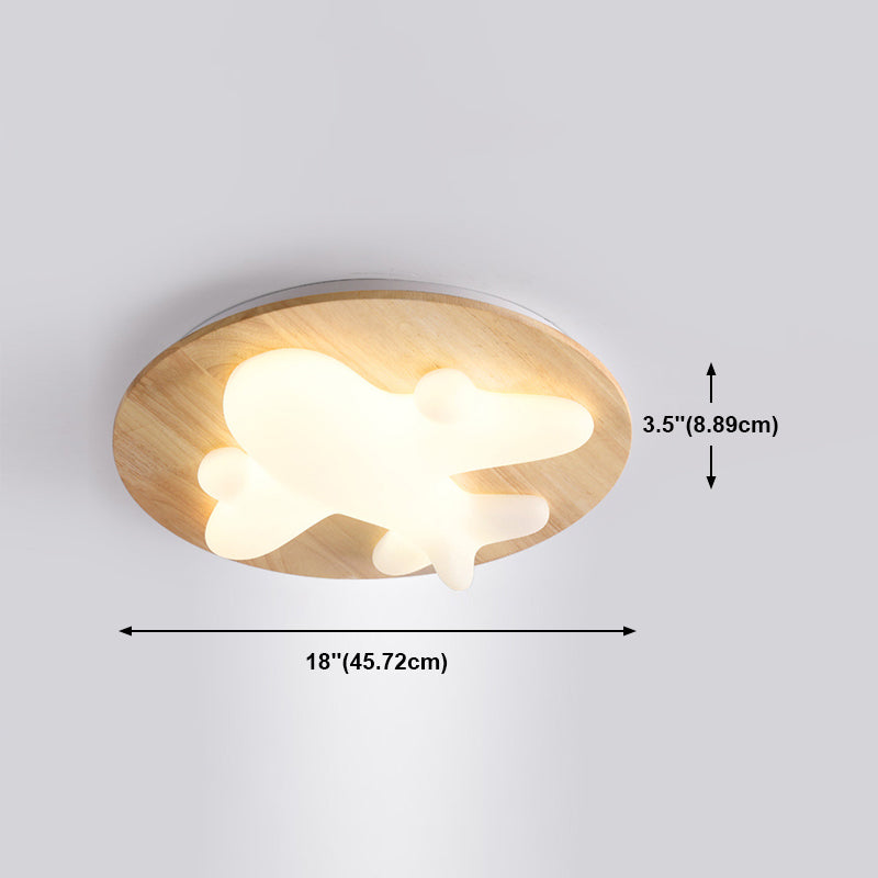 Modern eenvoudig dicht bij plafondverlichting LED-plafondlamp in Scandinavische stijl voor slaapkamer