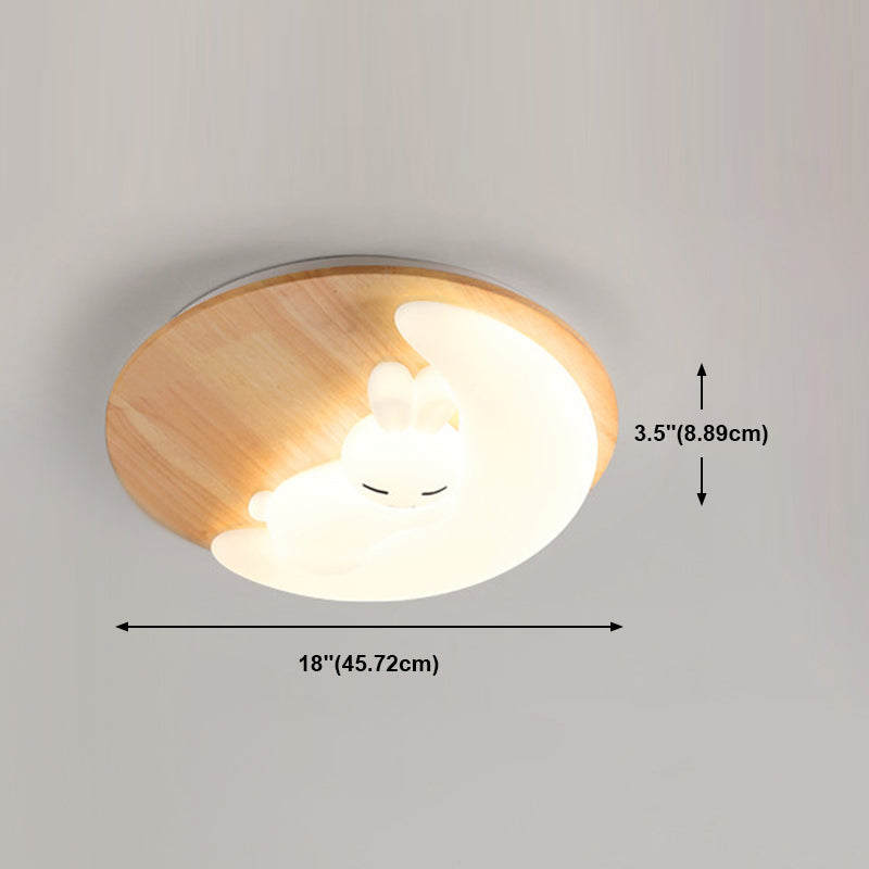 Modern eenvoudig dicht bij plafondverlichting LED-plafondlamp in Scandinavische stijl voor slaapkamer