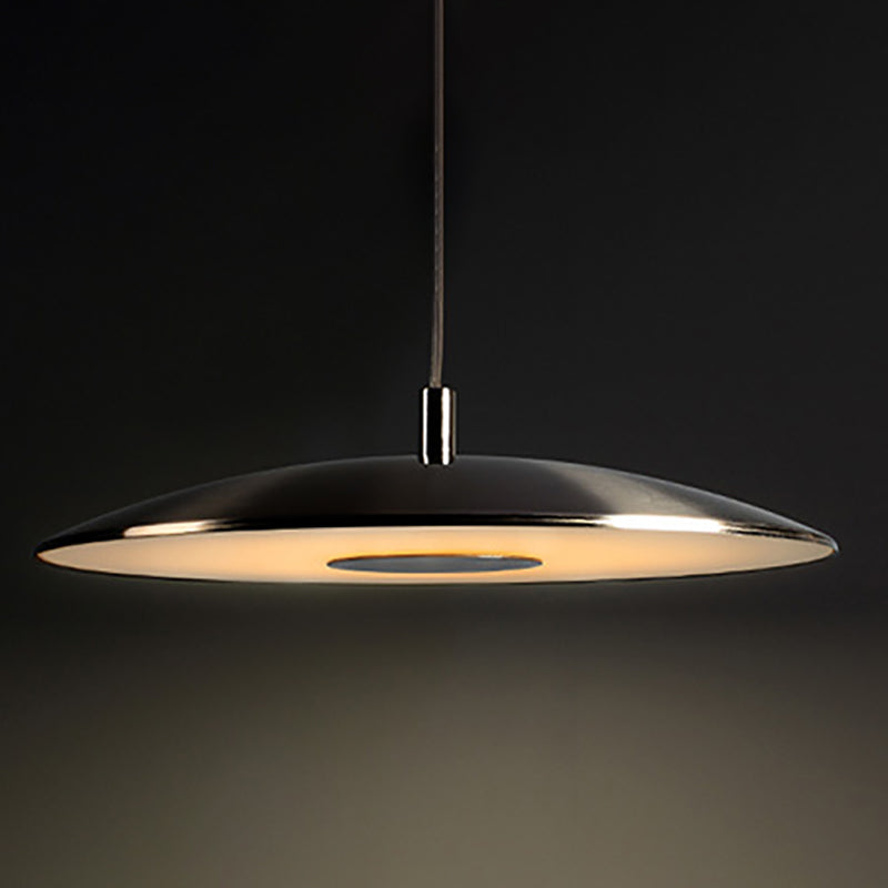 Metal Dome Suspension Lamp Minimalist LED Pendant Lighting for Dining Room