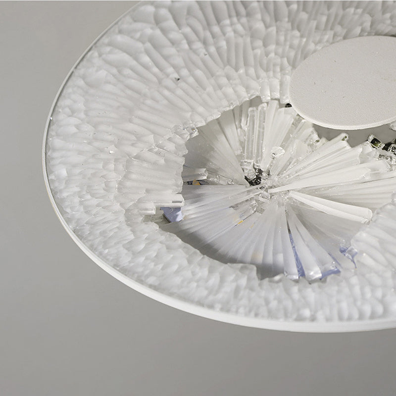 Metal Dome Suspension Lamp Minimalist LED Pendant Lighting for Dining Room