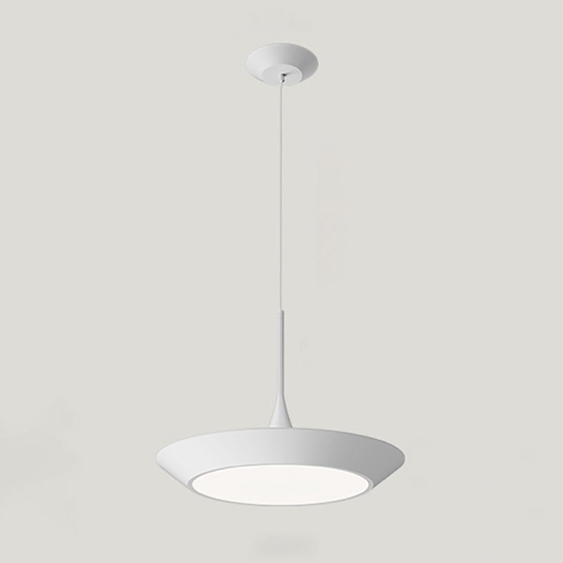 Luminaire suspendu en forme de géométrie Métallièrement le pendentif LED minimaliste pour salle à manger