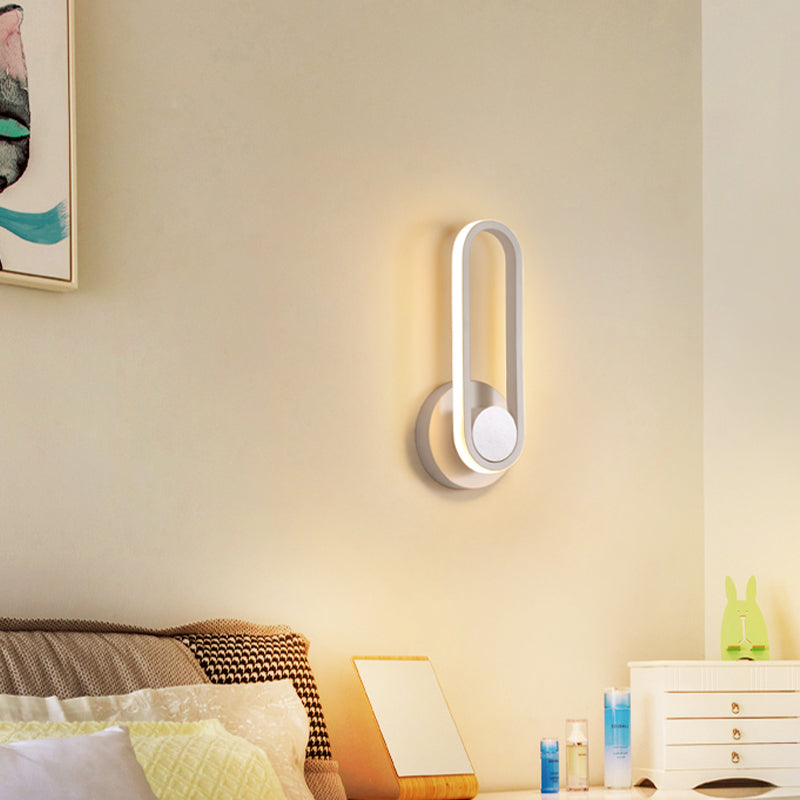 Rotatable Simplicity Wandleuchte LED -Leuchten mit Silikonschatten für Schlafzimmer