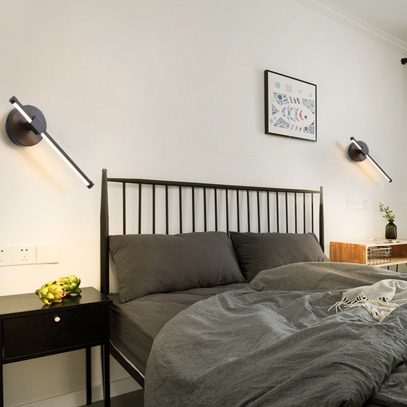 Rotatable Einfachheit Wandleuchte LED Leuchterleuchte mit Silikonschatten für Schlafzimmer