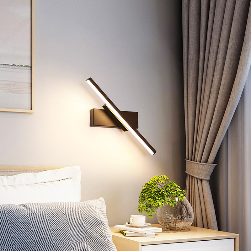 Lampada con applique a LED con applique a parete di semplicità ruotabile con tonalità silicone