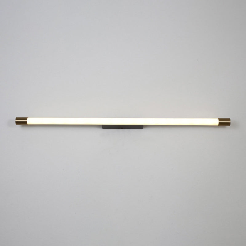 Contemporary Vanity Light Simple Linear Strip Mirror Lighting Fixtures for Restroom